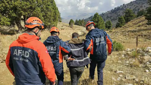 Kahramanmaraş’ta Yaylada Mahsur Kalan Çoban Kurtarıldı