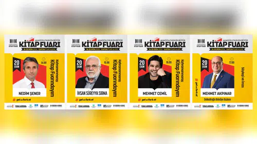 Kahramanmaraş Kitap Fuarı'nda 20 Ekim programı