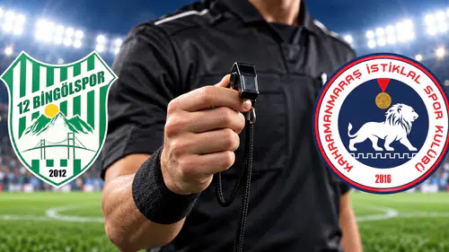 Bingölspor-İstiklalspor maçının hakemi belli oldu