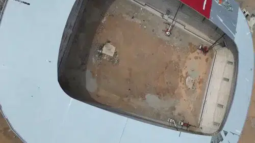 Kahramanmaraş’ın yeni stadında çalışmalar hızlandı
