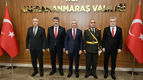 Kahramanmaraş'ta 29 Ekim Cumhuriyet Bayramı tebrik töreni düzenlendi!