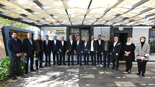 Binevler’de muhtarlarla hizmet talepleri görüşüldü