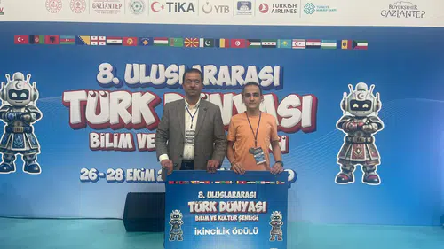 Kahramanmaraşlı Öğrenciden Deprem Projesiyle İkincilik