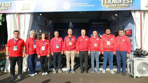 YÖK Başkanı Özvar, TEKNOFEST'te KSÜ projelerini inceledi!