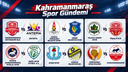 Kahramanmaraş Maç Programı Açıklandı: 17-18 Ekim Fikstürü