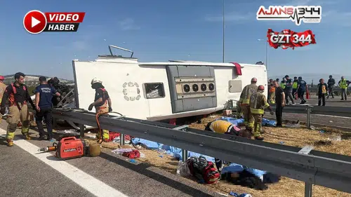 Manisa’da otobüs kazası: 11 can kaybı, 27 yaralı