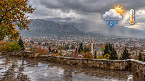 Kahramanmaraş Hava Durumu: Hafta Sonu Planlarına Yağış Etkisi