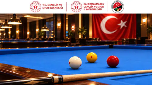 Kahramanmaraş’ta Cumhuriyet Bayramı İçin Bilardo Turnuvası