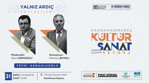 Kahramanmaraş'ta 31 Ekim'de iki özel etkinlik