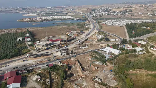 Kılavuzlu’da 3 katlı kavşak çalışmaları hızlanıyor