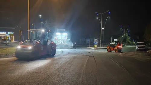 Hasan Efendi Caddesi’nde ilk kat asfalt tamamlandı