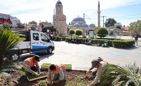 4 milyon yazlık çiçekle bahara hazırlanıyor