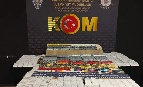 Kahramanmaraş'ta Kaçak ürünler ele geçirildi: 2 tutuklama