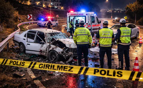 Türkoğlu'nda trafik kazası: 1 ölü, 1 yaralı, inceleme başlatıldı.