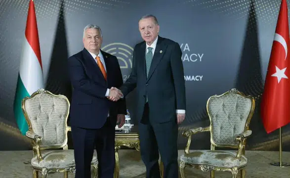 Cumhurbaşkanı Erdoğan Macaristan Başbakanı Orban’ı kabul etti