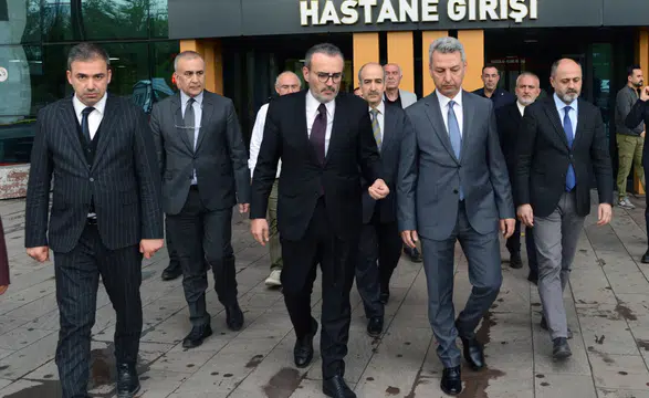 Mahir Ünal, KSÜ Tıp Fakültesi Hastanesi’ni Ziyaret Etti!