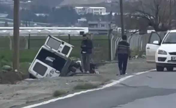 Kahramanmaraş’ta Direksiyon Hamlesi Kazaya Neden Oldu