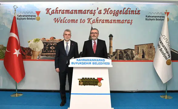 Başkan Görgel, AK Parti MKYK Üyesi Mahir Ünal'ı Ofisinde Karşıladı