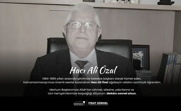 Başkan Görgel, Hacı Ali Özal İçin Başsağlığı Diledi