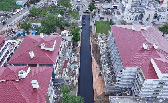Afşin’de Atatürk Caddesi’nin Ulaşım Standardını İyileştiren Hamle