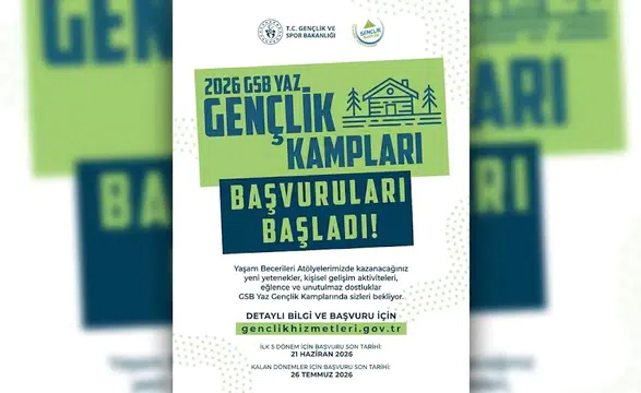 2026 GSB Gençlik Kampları Başvuruları Başladı