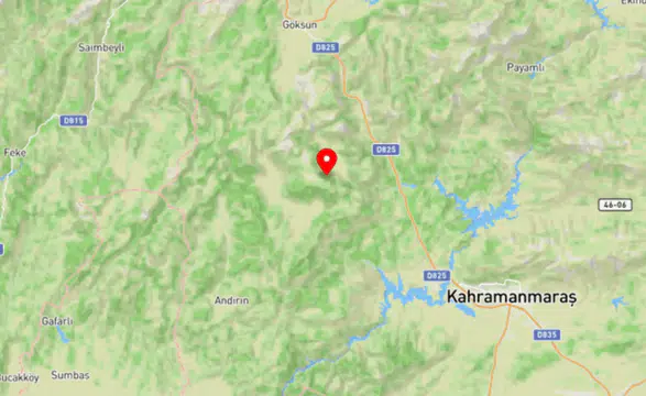 Kahramanmaraş Kaynar’da 2.5’lik deprem