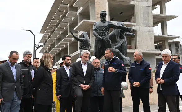 Başkan Görgel, Kentsel Tasarım Alanlarında İncelemelerde Bulundu