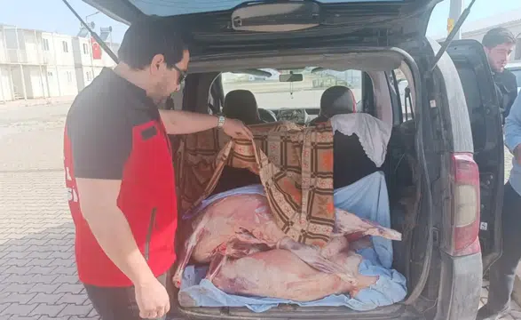 Kahramanmaraş’ta Kaçak Et Taşımasına Sıkı Denetim