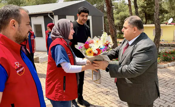 Başkan Yardımcısı Beşen Çalışanlarla Bayramlaştı