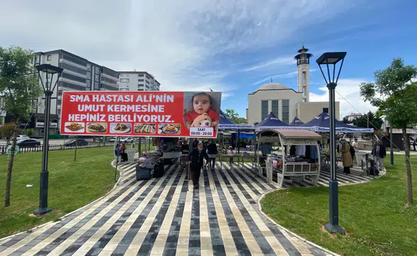 SMA Hastası Ali İçin Yardım Kermesi Başladı