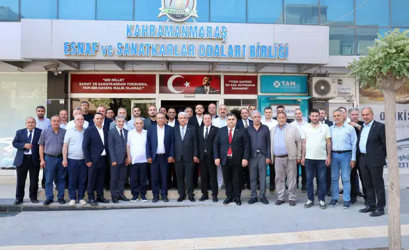 Kahramanmaraş'ta KMTSO'dan Kuybu'ya hayırlı olsun ziyareti!