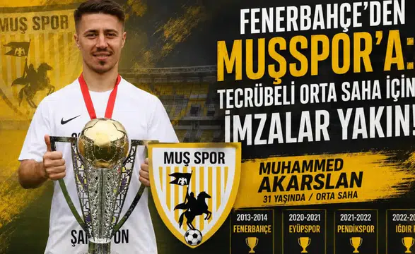 Muşspor, Muhammed Akarslan Transferinde Sona Yaklaştı