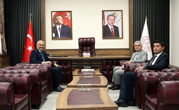 Andırın Belediye Başkanı Gökşen'den İl Milli Eğitim Müdürlüğü Ziyareti
