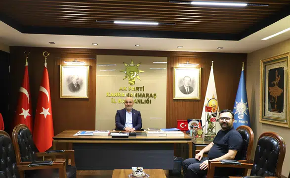 Tural Şahbazlı'dan Kahramanmaraş AK Parti İl Başkanlığına Ziyaret