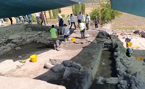 Gökhüyük kazı alanında değerli bilgilere ulaşıldı