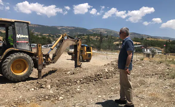 İl Millî Eğitim Müdürü Turan Akpınar İş Makineleri Sınav Alanını İnceledi