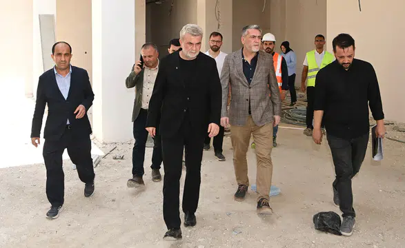 Kahramanmaraş Gençlik ve Spor Merkezi hızla yükseliyor