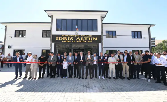 Elbistan'da İdris Altun Taziye ve Kültür Evi'nin açılışı yapıldı!