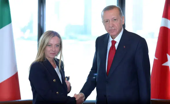 Cumhurbaşkanı Erdoğan'dan Meloni'ye tebrik