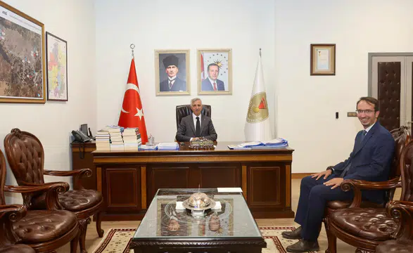 Hakim Topdemir, Vali Ünlüer’in Konuğu Oldu