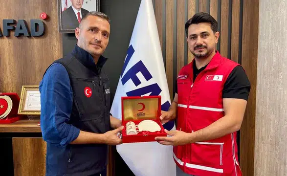 Kızılay’dan AFAD İl Müdürü Erdal Kan’a Hayırlı Olsun Ziyareti