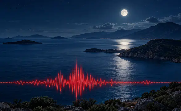 Ege Denizi’nde Gece Saatlerinde 4,2 Büyüklüğünde Deprem