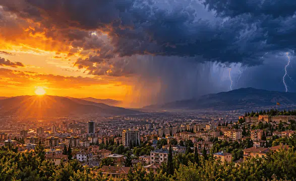 Kahramanmaraş’ta Bugün Sağanak Yağış Bekleniyor