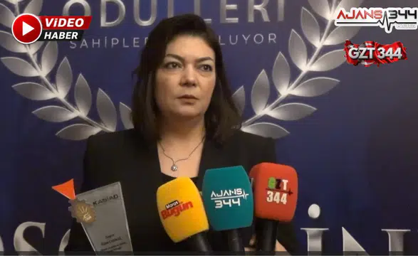 KASİAD 5. Ödül Töreni’nde Özlem Çakmak’a Sosyal Sorumluluk Ödülü