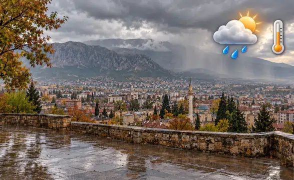 Kahramanmaraş Hava Durumu: Hafta Sonu Planlarına Yağış Etkisi