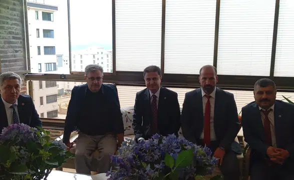 Türk Eğitim-Sen Heyeti'nden Mansur Metehan’a  Ziyaret