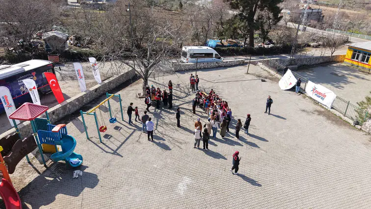 Kahramanmaraş’ta minikler için şenlik havasında etkinlik