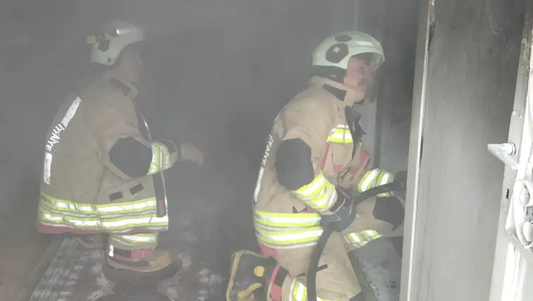 Dulkadiroğlu’nda Ev Yangını Paniği Büyümeden Söndürüldü