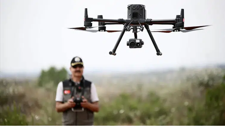 Türkiye’de İlk Drone Destekli Orman Yangını Müdahalesi