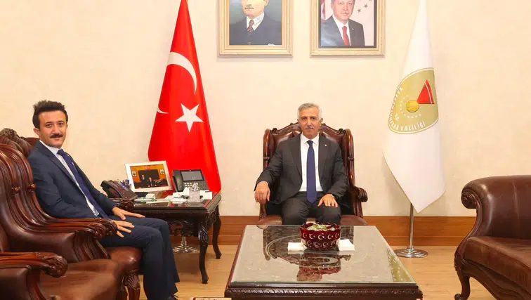 Vali Ünlüer Başsavcı Şener’i Makamında Ağırladı
